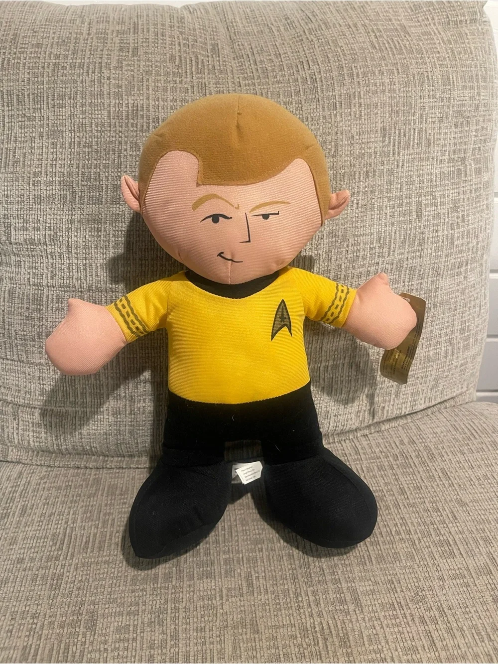 Star Trek Captain Kirk Plush Doll w/ Tag Original Series